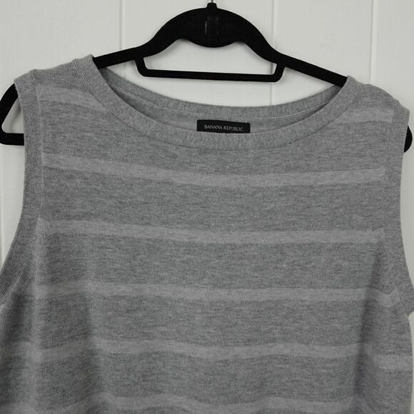 Banana Republic Womens Striped Tunic Large - Picture 4 of 9